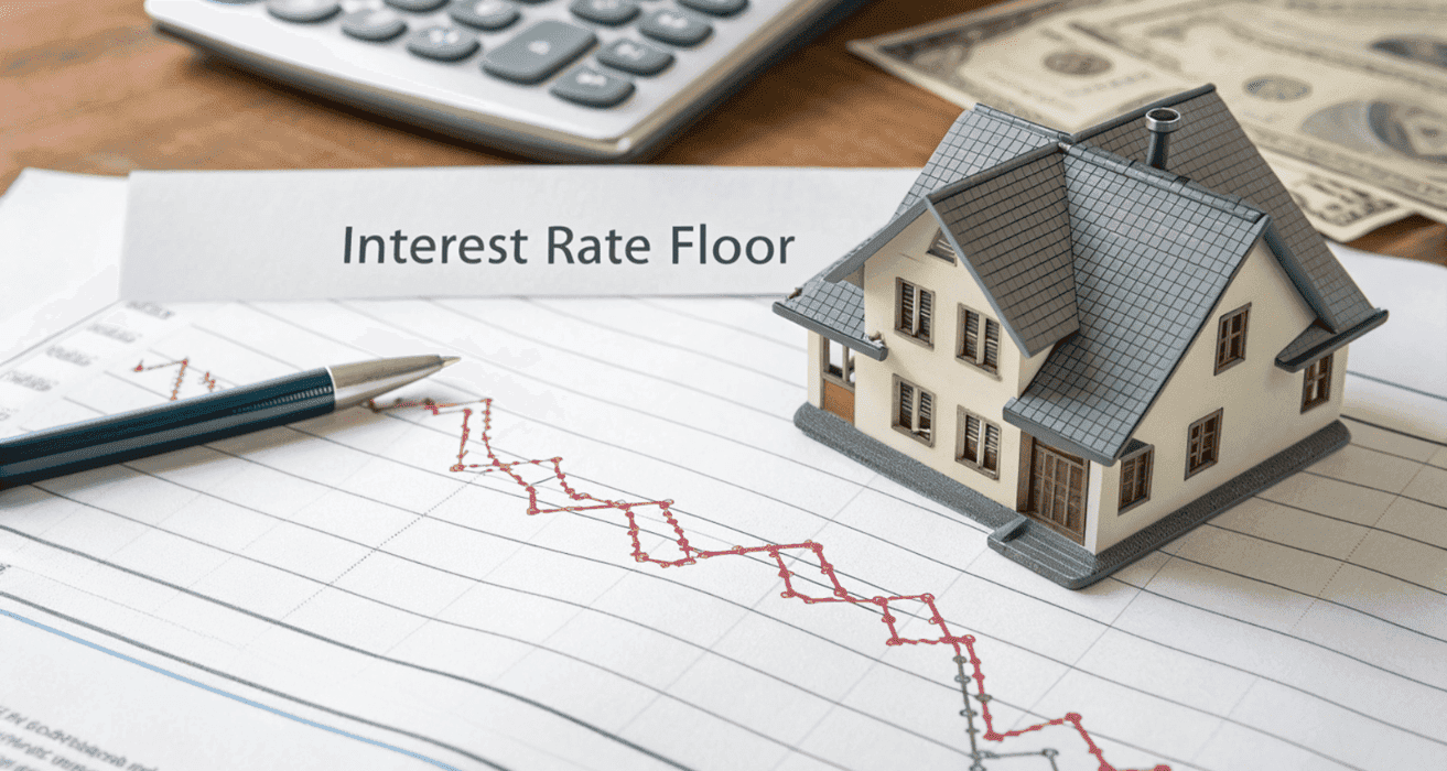 How does an Interest Rate Floor Affect Adjustable Mortgages?