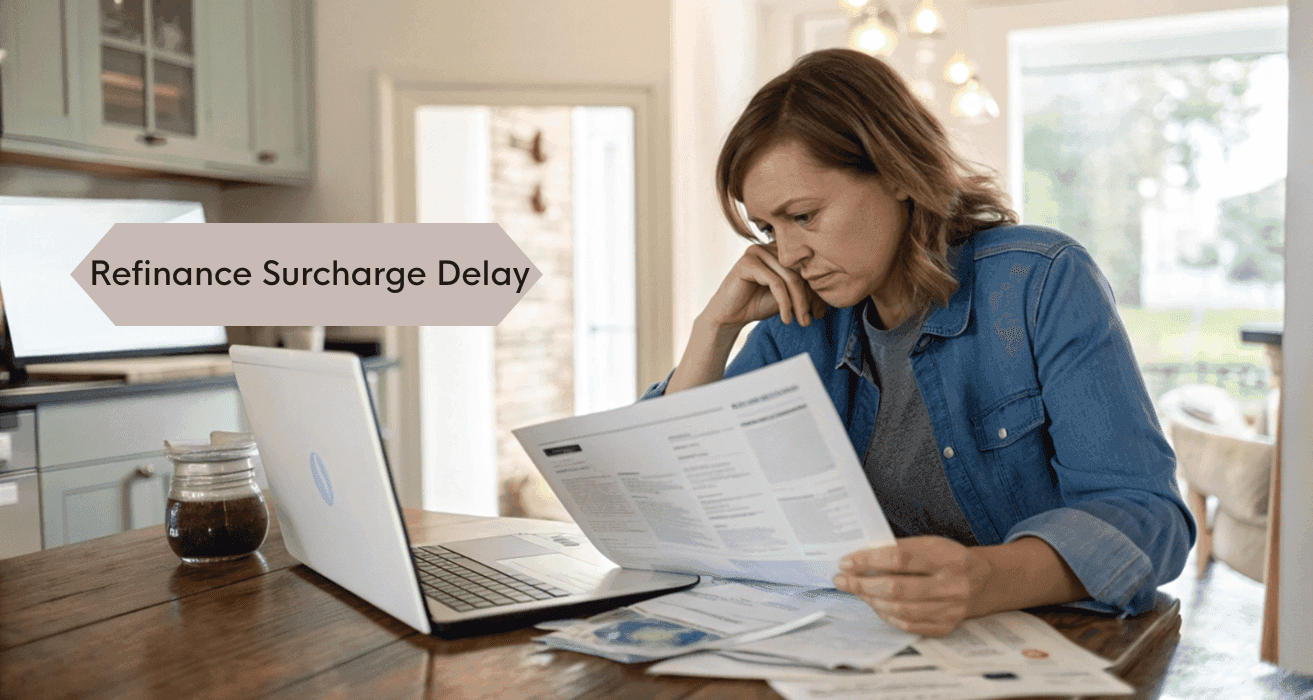 What the Refinance Surcharge Delay Means for Homeowners in 2025?
